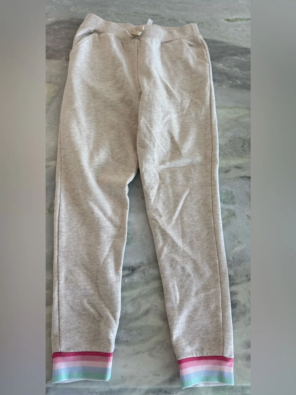 Janie and jack fluffy bunny jogger pants for girls